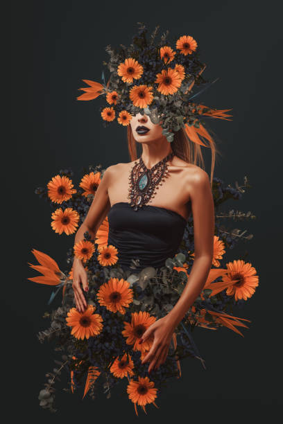 istock Portrait with flowers 2149846870
