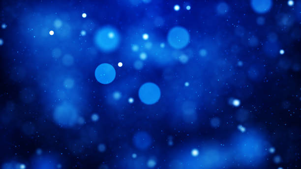 istock Soft Bokeh And Flowing Dust Blue Background 2149847980