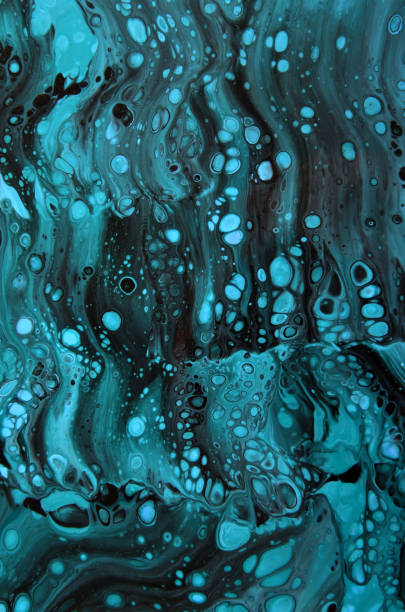 istock abstract art background in bright green-blue tones with a marine theme 2149849471