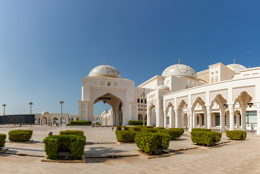 A picture of the Qasr Al Watan Main entrance.