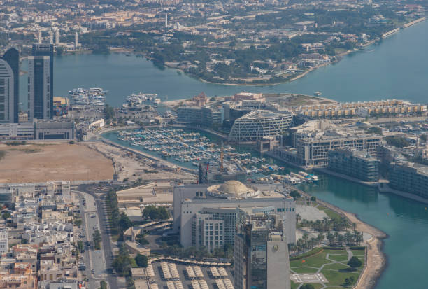 A picture of the Marsa Al Bateen Marina.