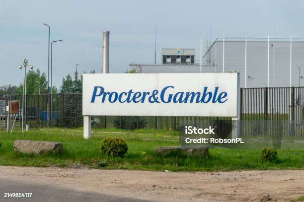 Logo Of Procter And Gamble Stock Photo - Download Image Now - Bathroom, Blue, Care