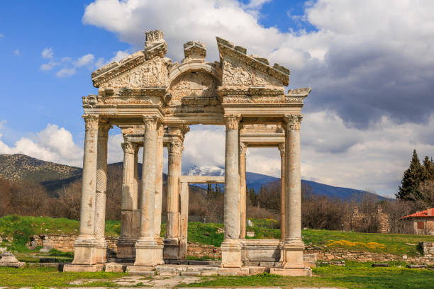 istock Snow-Capped Mountains Behind Afrodisias Ruins 2149855728