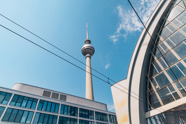istock Berlin communications tower against sunny sky Berlin, Germany 2149858371