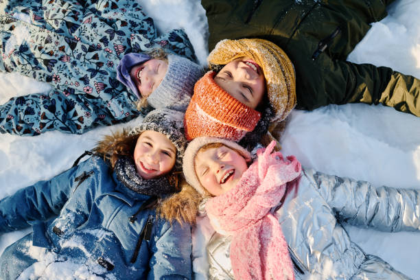 istock Happy kids having fun on winter weekend 2149859054