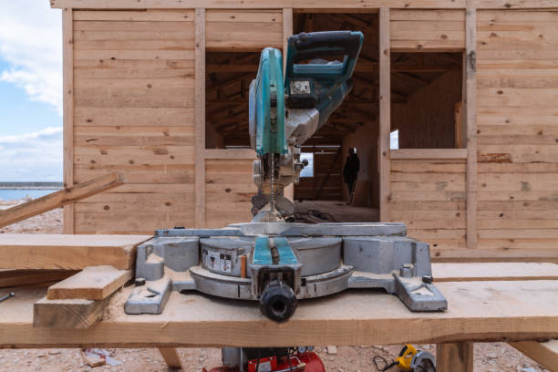 istock Wooden shack house construction 2149861347