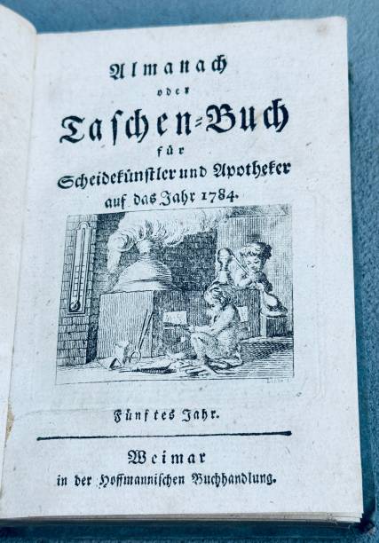 istock Vintage book of 1794 first inner page 2149862438