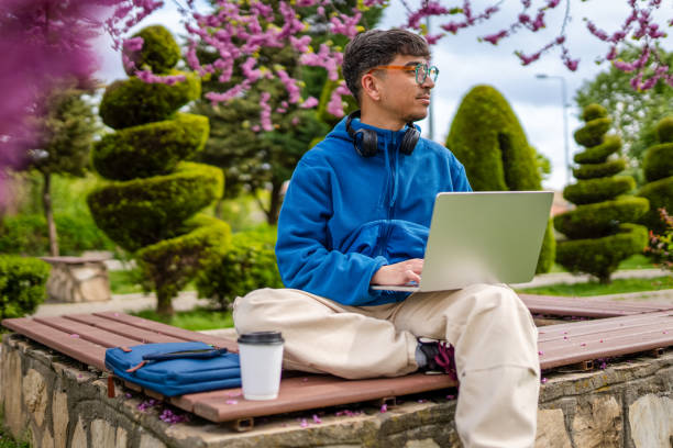istock Young Men checking his balance and making investment 2149862520