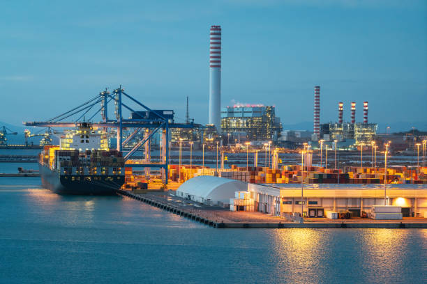 Coal-fired power plant in Civitavecchia, Italy
