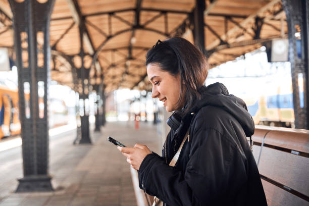 istock The woman is using phone 2149865912