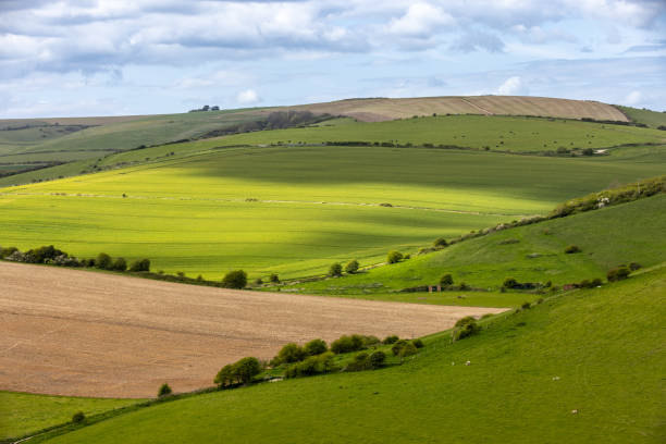 istock Looking out over a rolling South Downs landscape on a sunny spring day 2149866288