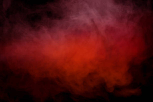 istock White steam on a black background. 2149866511