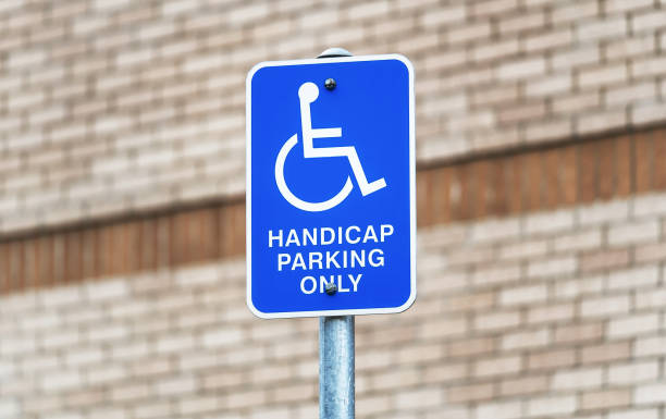 istock Handicap parking only, traffic sign in Vancouver 2149870209