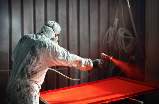 istock Paint job at a factory facility. 2149871186