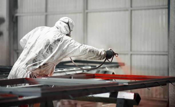 istock Paint job at a factory facility. 2149871288