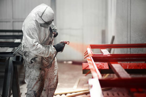 istock Paint job at a factory facility. 2149871290
