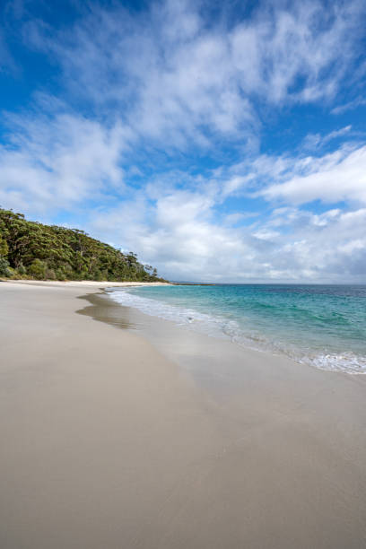Beautiful white sand beach in Eastern Australia