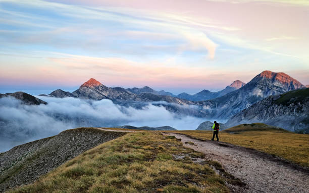 istock Abruzzo, Italy: the mountains of the Gran Sasso Range, at dawn 2149875462