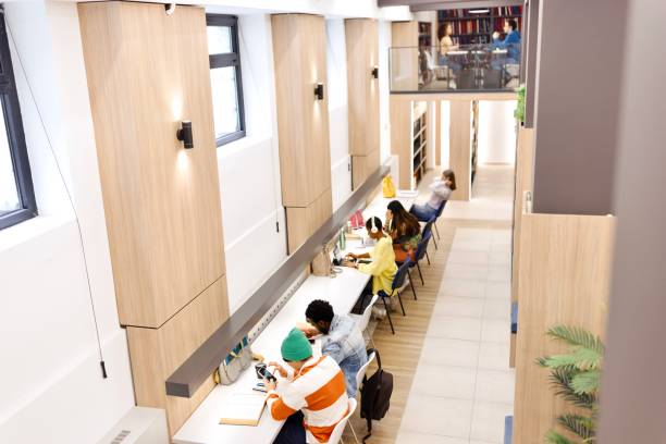 istock People being productive at the modern library 2149875524