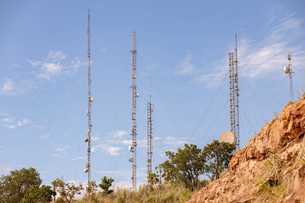 istock telecommunications antennas on top mountain 2149875897