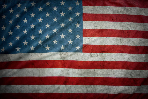 istock Grunge American flag 2149877432