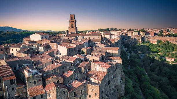 istock Pitigliano - ancient medieval town in Italy (Tuscany) during sunset. 2149877626