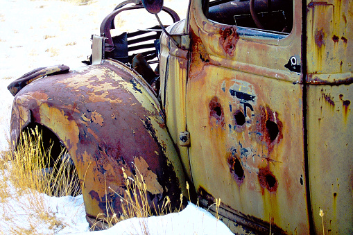 Cleaning, Truck, Toxic Substance, Motor Vehicle, Rusty, Moldy, Sewage, Emptying, Classic Truck
