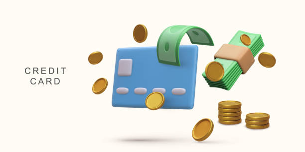 istock 3d realistic Maintenance of banks card on white background. Vector illustration. 2149879171