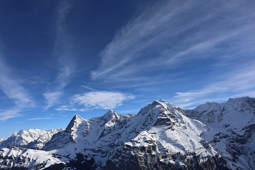 Swiss alps eiger mönch