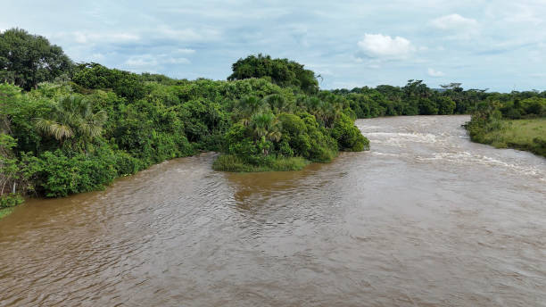 istock Aerial image of the apore river 2149882949