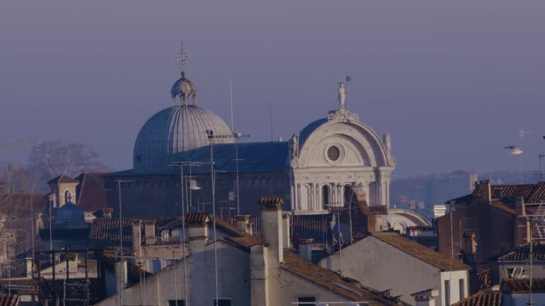 Redentore Church Domes in Morning Light, Venice Italy