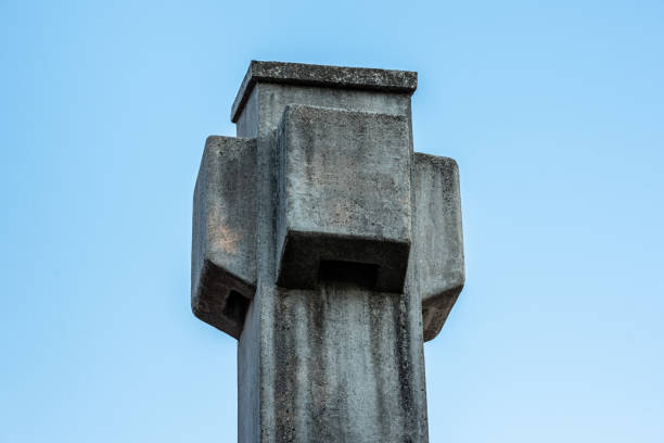 Chimney on the Roof Against Sky