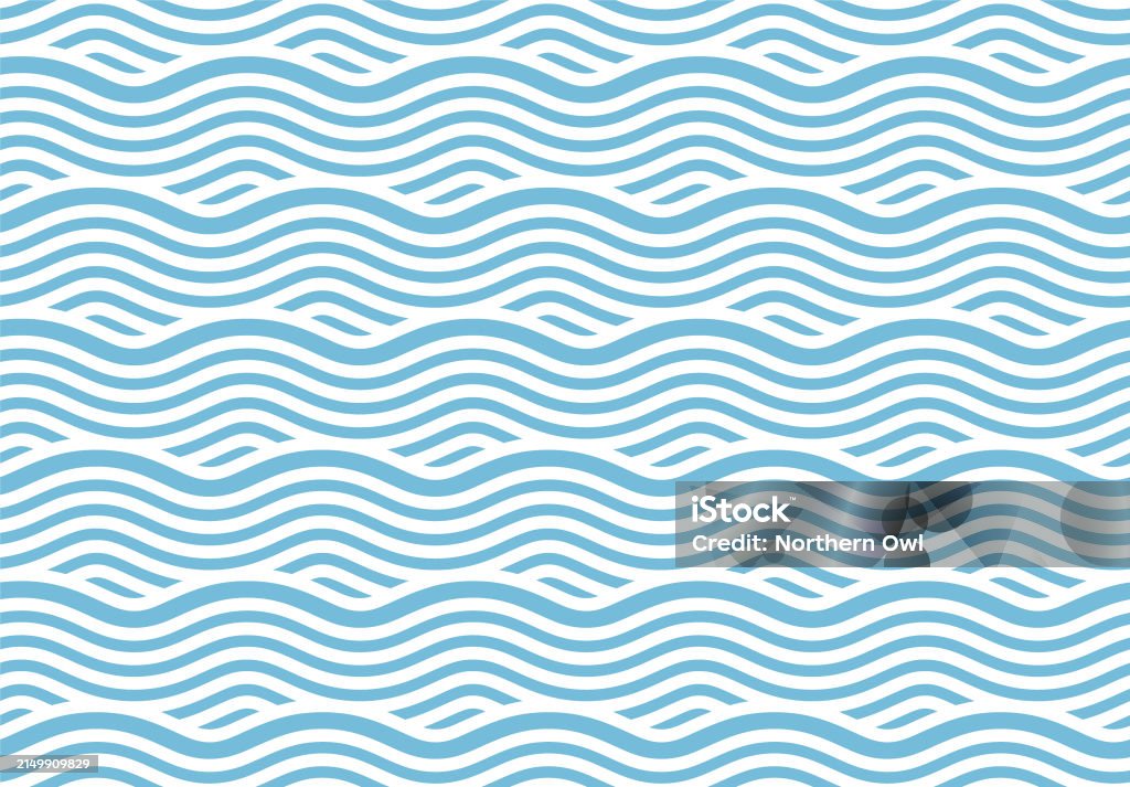 Seamless wave pattern One-color abstract geometric background with waves. Abstract stock vector Seamless wave pattern One-color abstract geometric background with waves. Abstract stock vector