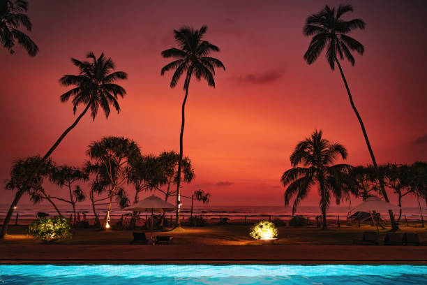 istock The beautiful sunset at  Wadduwa,Sri Lanka 2149916093