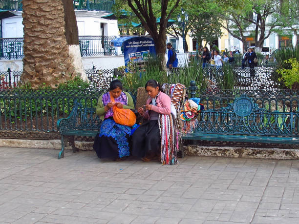 San Cristobal de Las Casas, Mexico - 05 Mar 2011: The people in San Cristobal de Las Casas, Mexico