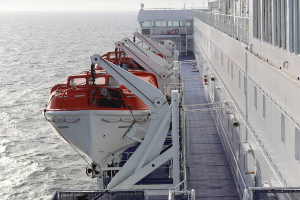 istock View along the deck of a ferry 2149930729