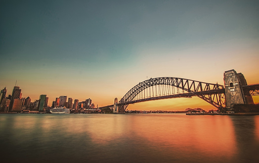 The Sydney harbour bridge