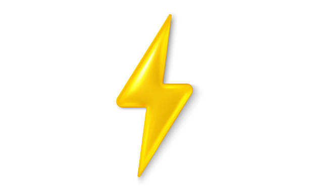 istock Lightning thunder, energy power bolt 3d icon. Realistic 3d electric design. Battery charge symbol. Vector 2149939037
