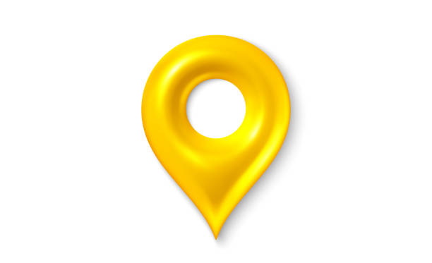 istock Locate map pin gps marker. 3d design of location map pin icon. Place position pointer, destination tag. Vector 2149939110