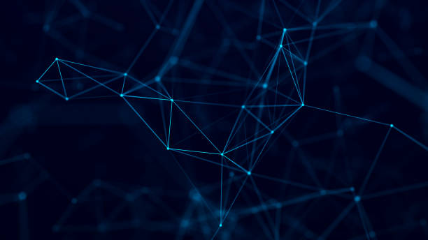 istock Abstract digital background of points and lines. Glowing plexus. Big data. Network or connection. Abstract technology science background. 3d rendering 2149941048
