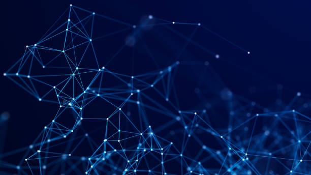 istock Abstract digital background of points and lines. Glowing plexus. Big data. Network or connection. Abstract technology science background. 3d rendering 2149941069