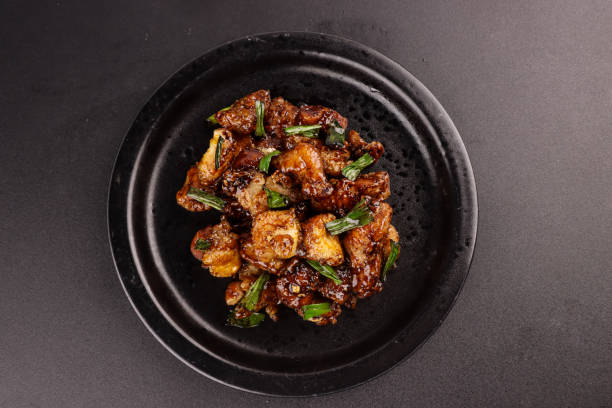 istock Mongolian Chicken Served in a Plate. 2149942678