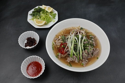 Beef and radish soup is a very popular soup in Korea. The soup is non-spicy, so it’s a perfect choice for children, and it can be whipped up quickly if you have a lot of sudden guests. It’s hearty food best enjoyed with rice, and is a staple in the Korean diet.