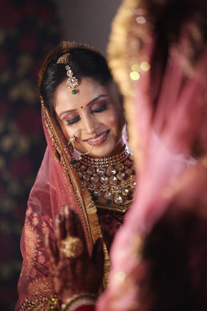 istock Portrait of indian bride closeup 2149946632