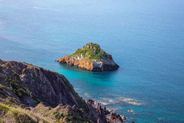 istock small rocky islet just off Sardinia, Italy 2149948404