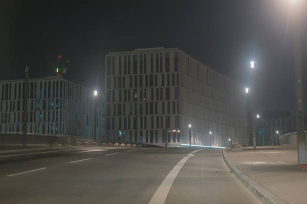 istock Modern architecture in Berlin. The modern architecture is particularly impressive at night. 2149954776