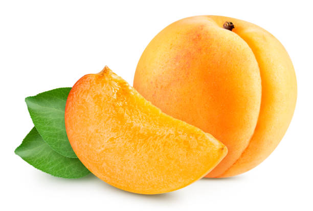 istock Apricot isolated on white background 2149958305