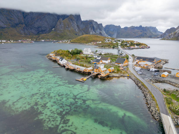 istock Aerial view of  Lofoten 2149958737