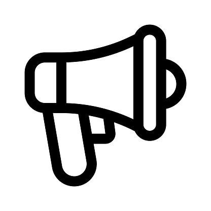 Grab this beautifully designed icon of megaphone in editable style, a customizable vector of loudspeaker