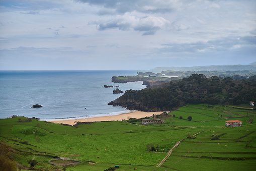 Toranda is Niembru beach, which is accessed by a track after crossing the town, located further inland. Asturias. Spain